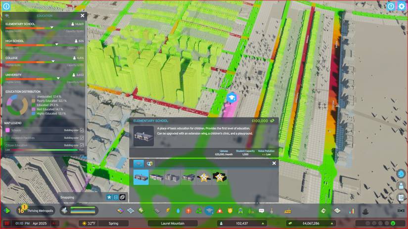 Cities Skylines 2 Education Elementary
