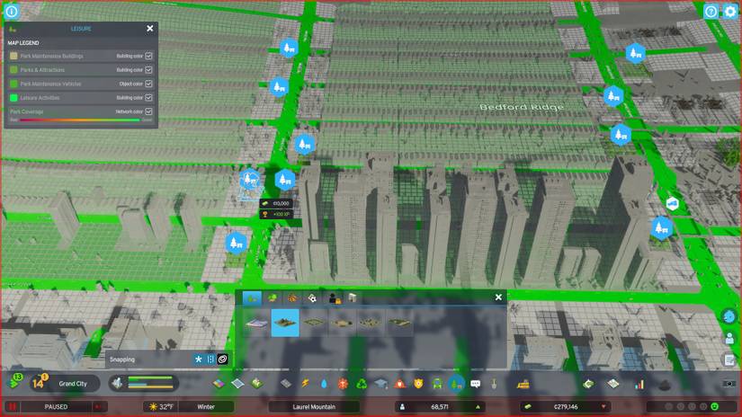 Cities Skylines 2 Entertainment Leisure View