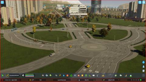 Cities Skylines 2 Mega Roundabout