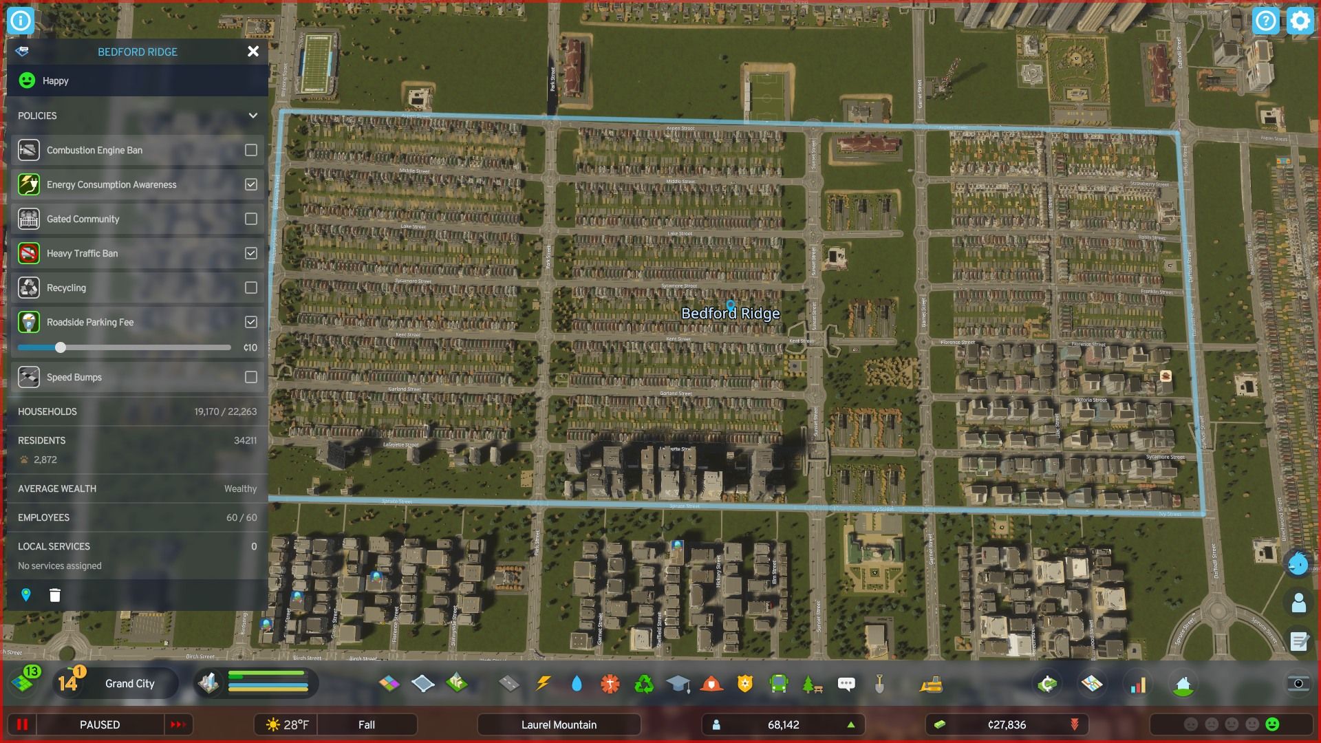 Cities Skylines 2 Insurance policies Neighborhood