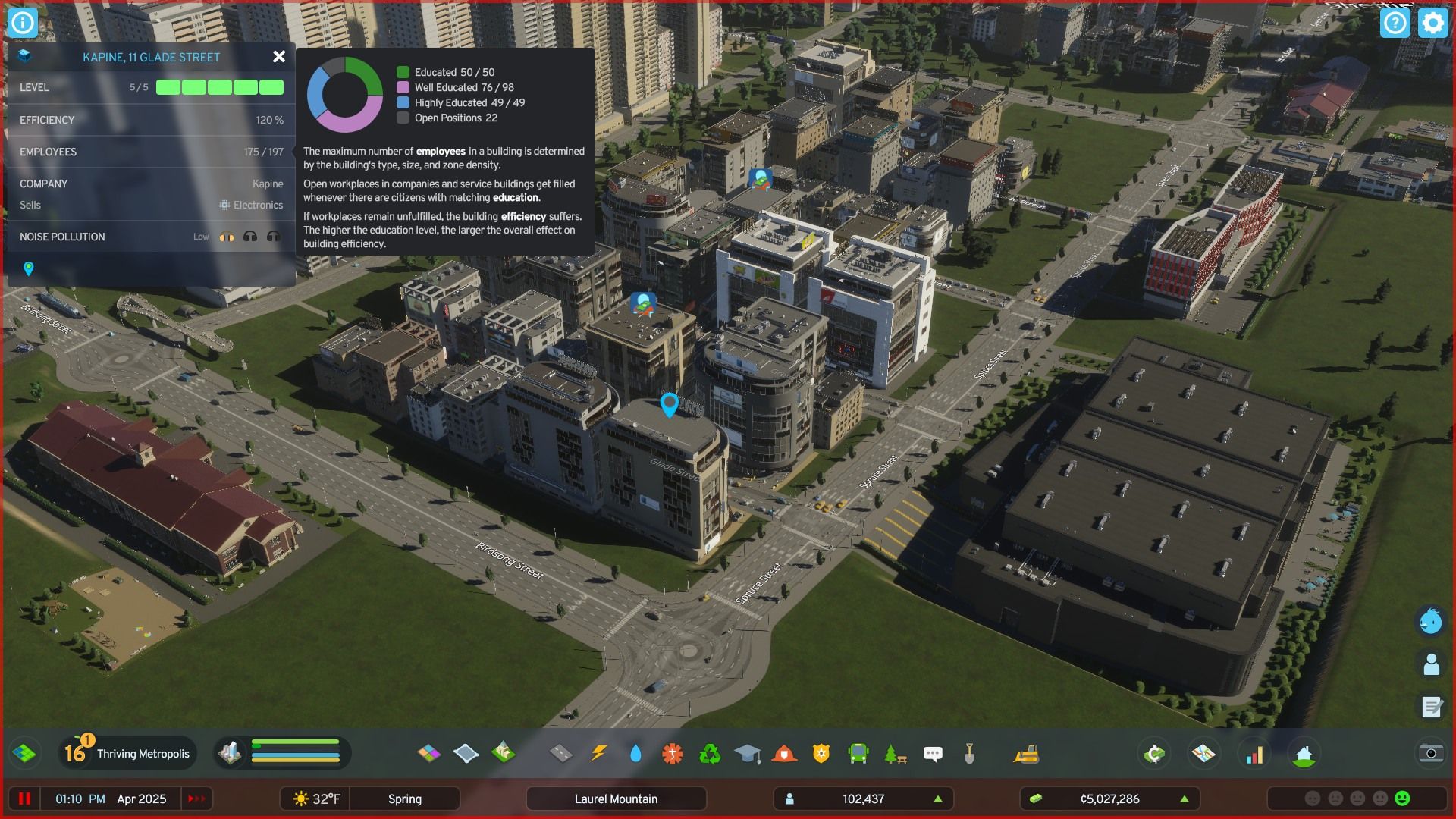 Edificio de mejora de Cities Skylines 2