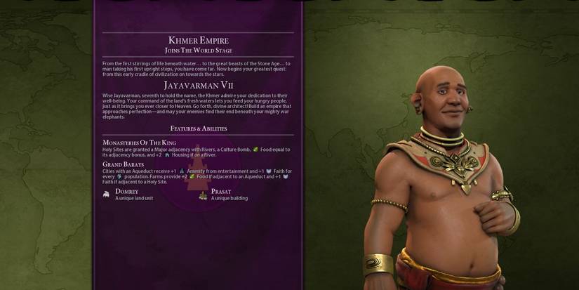 An Image of Civilization 6: Jayavarman VII