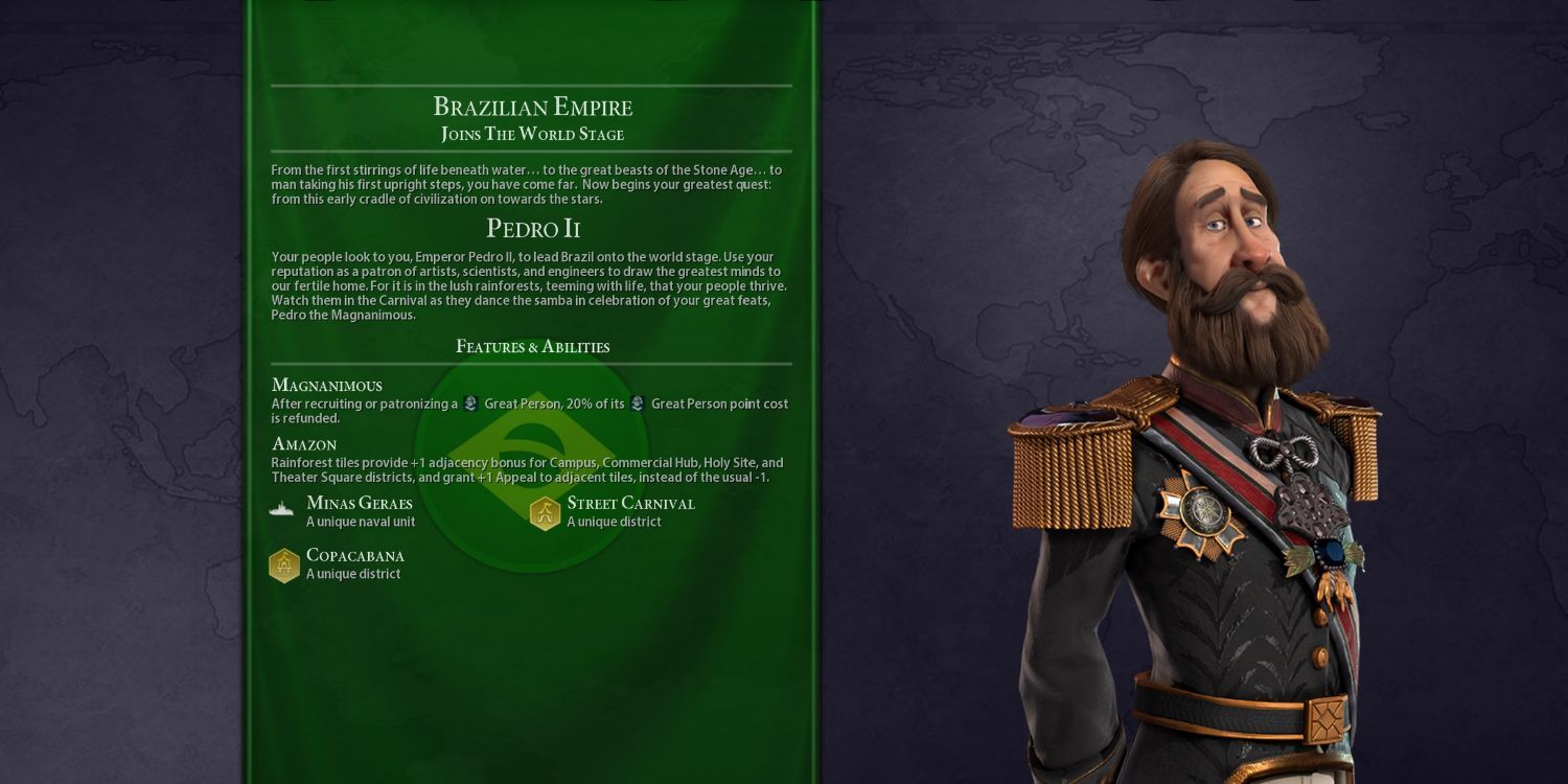 An Image of Civilization 6: Pedro II