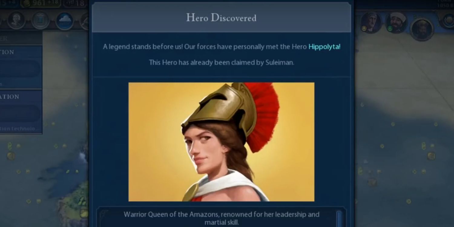 Image of Civilizations 6 hero, Hippolyta