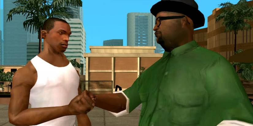 CJ and Big Smoke in Grand Theft Auto San Andreas