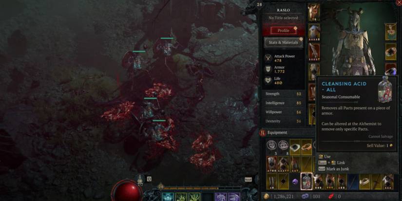 Diablo 4: Cleansing Acid