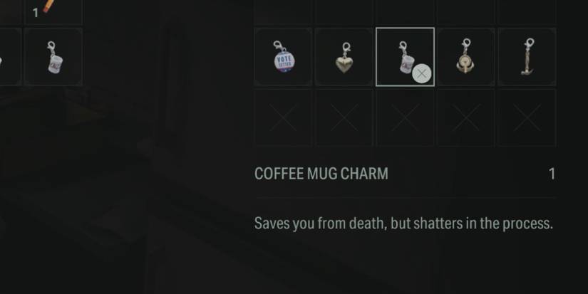 Coffee Mug Charm in Alan Wake 2