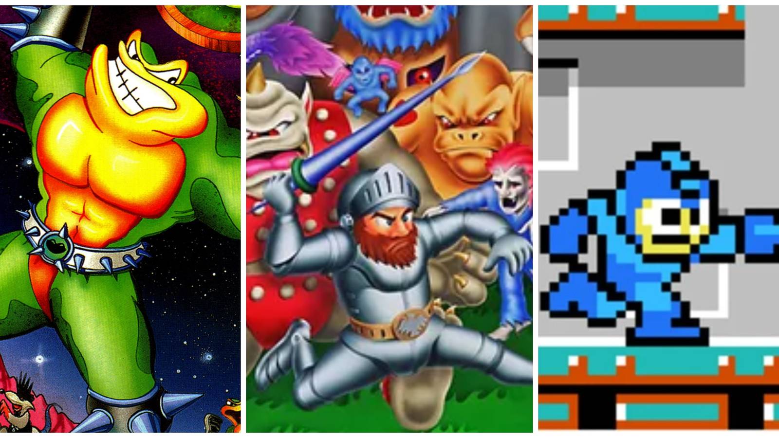 battletoads, ghosts and goblins, megaman original nes games