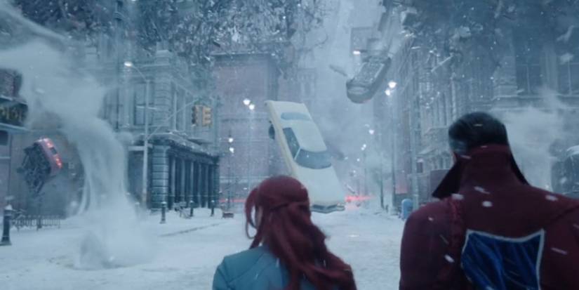 america chavez, doctor strange and the Oldsmobile 