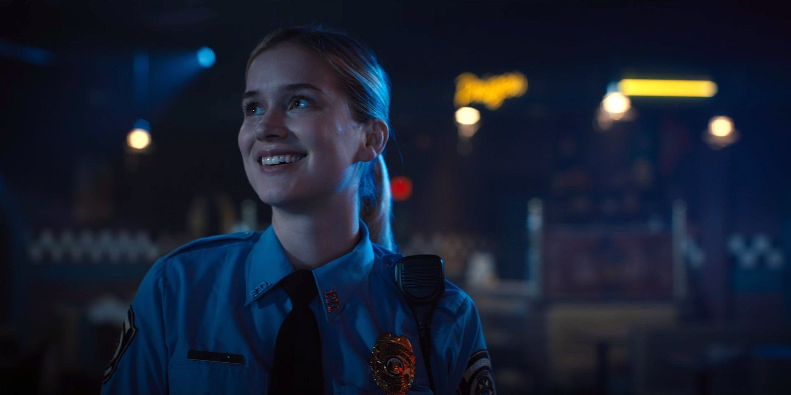 vanessa in her police uniform