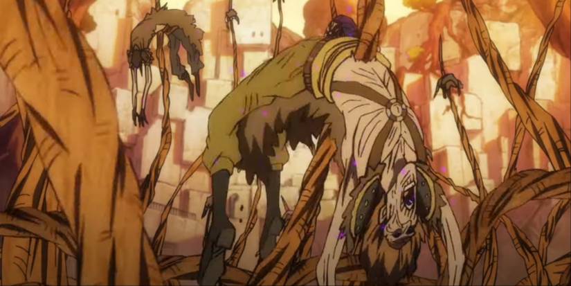 The Beast Pirates Being Defeated By Ryokugyu's Devil Fruit In One Piece 