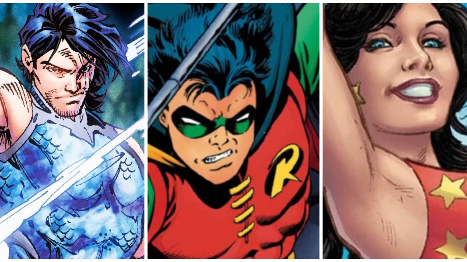 Aqualad. Robin. Wonder Girl.