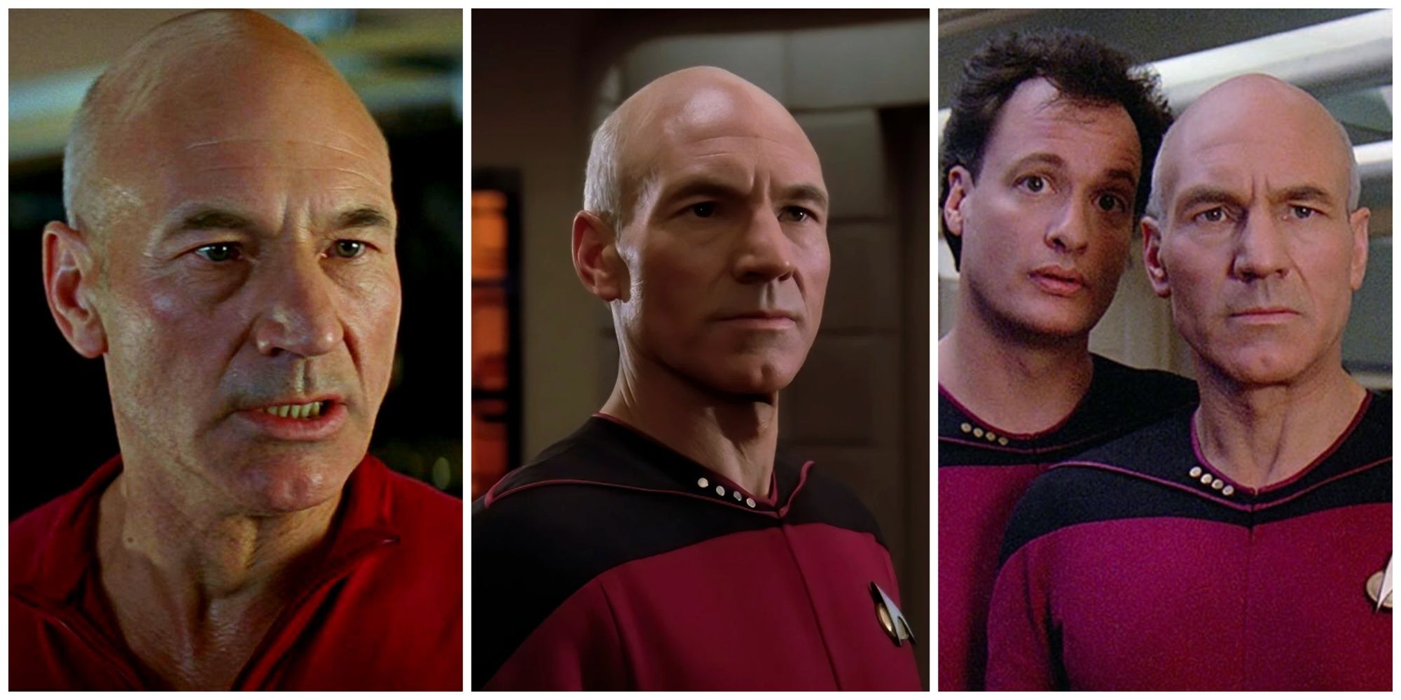 Captain Picard in The Next Generation.
