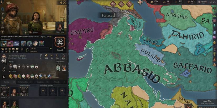 Crusader Kings 3 Caliph Al-Mu'tazz Of The Abbasid Empire