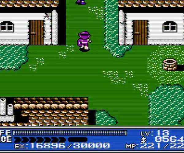 gameplay screenshot from Crystalis