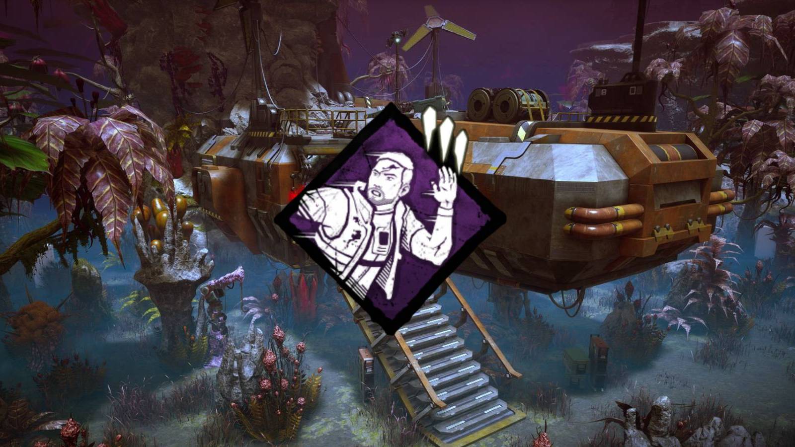 Made For This perk logo over Dvarka Deepwood from Dead by Daylight