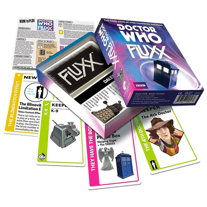 Doctor Who Games Fluxx Card Game