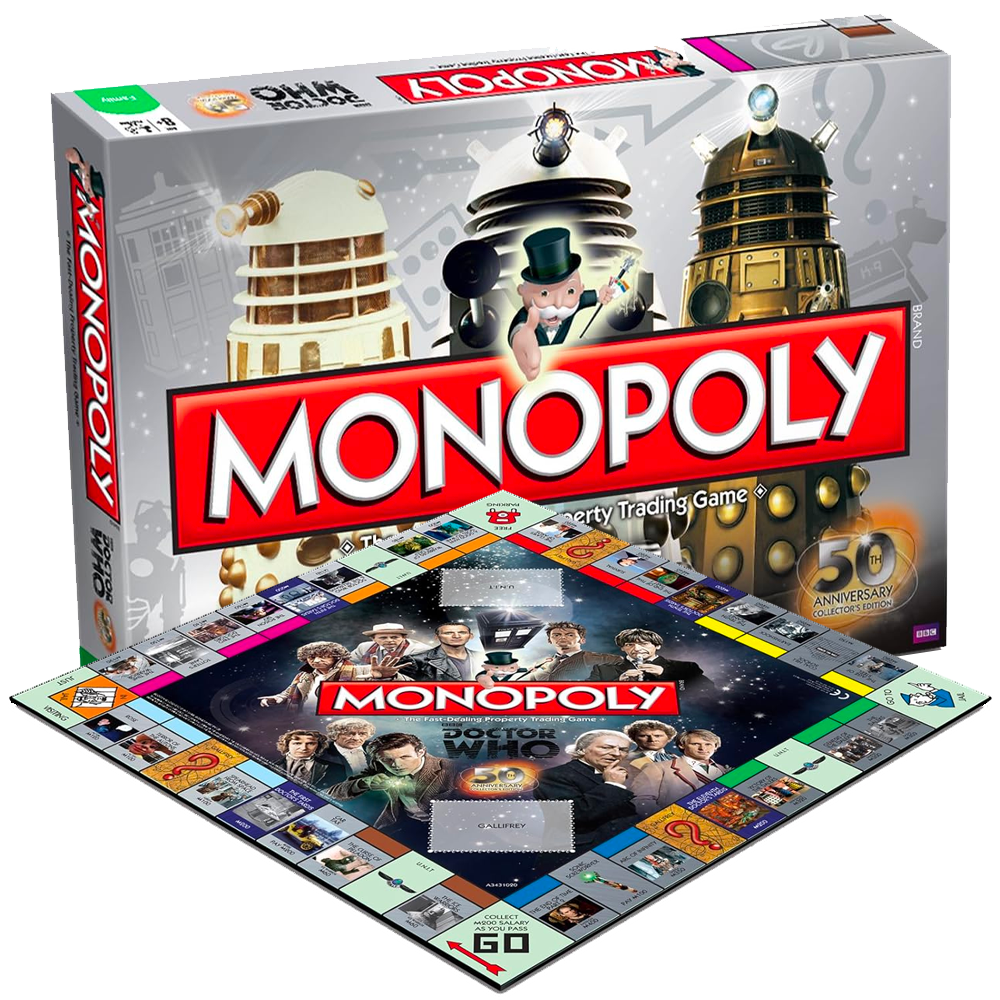 Doctor Who Games 50th Anniversary Monopoly