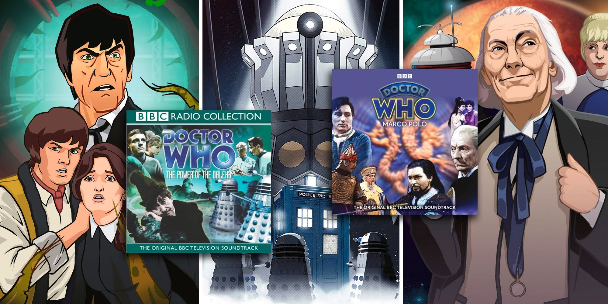 Doctor Who Missing episodes on audiobooks and in animation