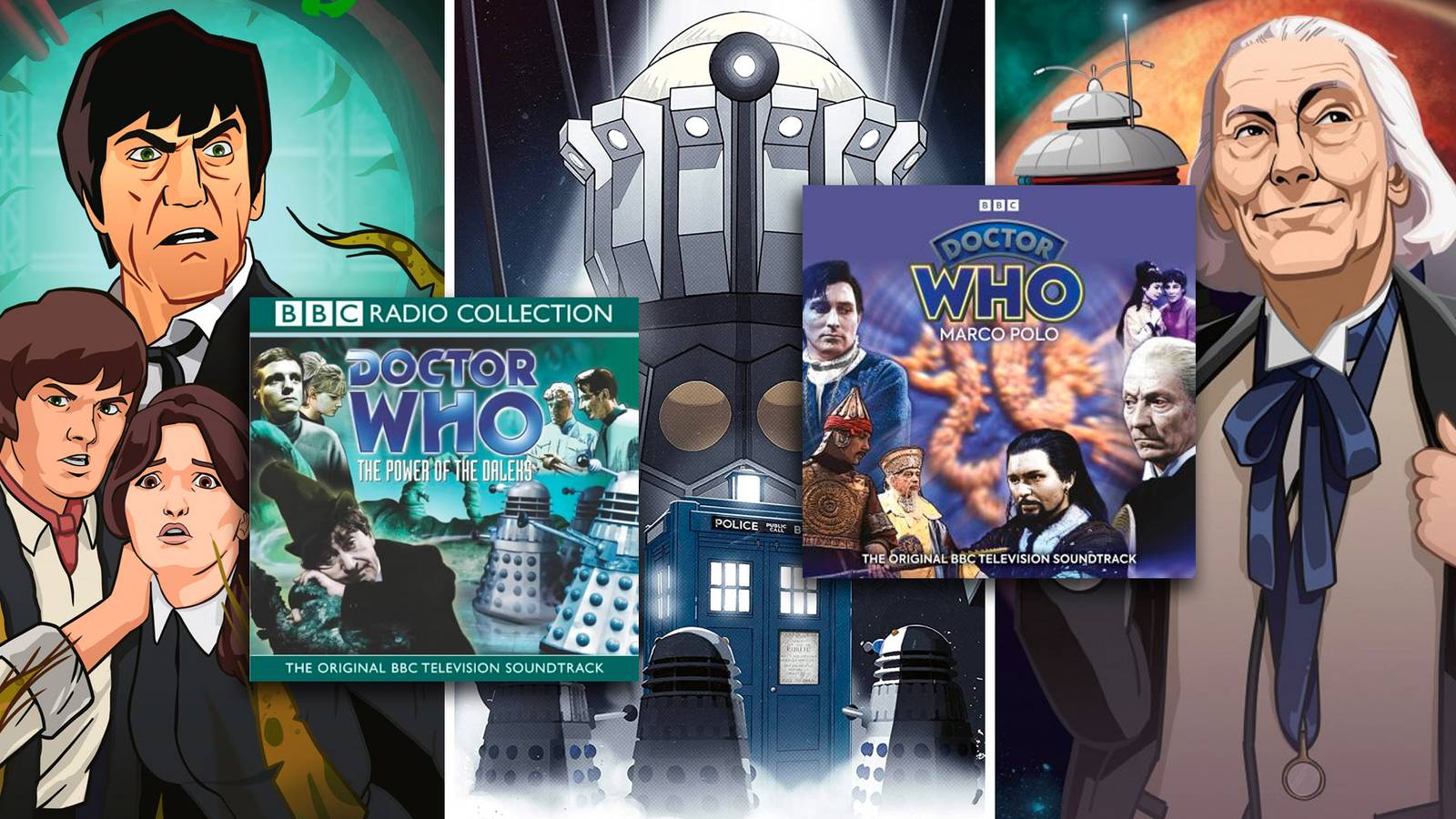 Doctor Who Missing episodes on audiobooks and in animation