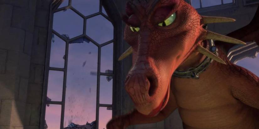 The Dragon breaking into a chapel