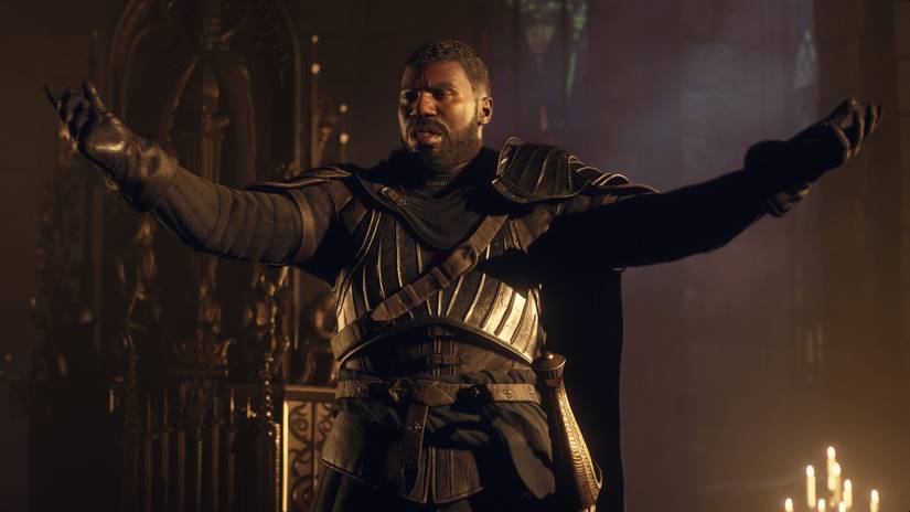 Dragon's Dogma 2 Steam Screenshot 10 character with raised hands