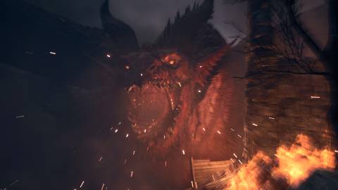 Dragon's Dogma 2 Steam Screenshot 2 dragon roaring