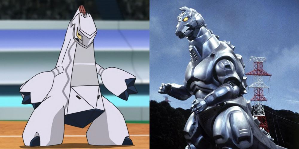 Comparison between the Pokémon Duraludon, and the Kaiju Mechagodzilla
