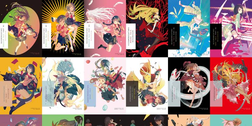 Monogatari LN Covers
