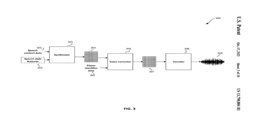 EA voice patent figure 3