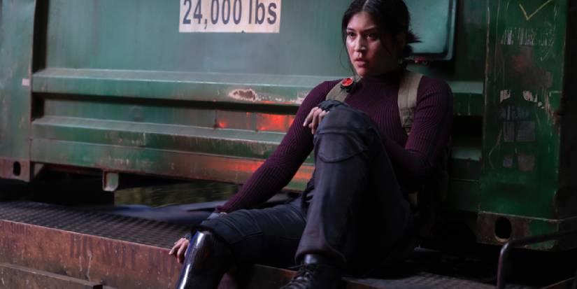 Echo Sitting against a garbage truck