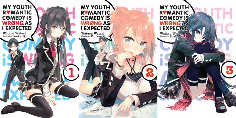 My Youth Romantic Comedy Is Wrong, As I Expected LN Covers
