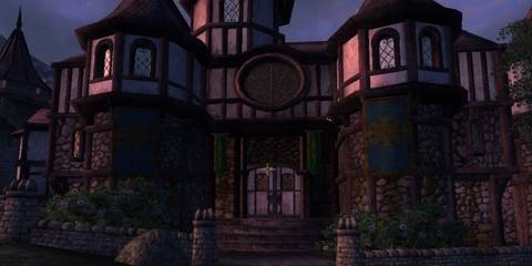 At dusk, Cheydinhal Mages Guild