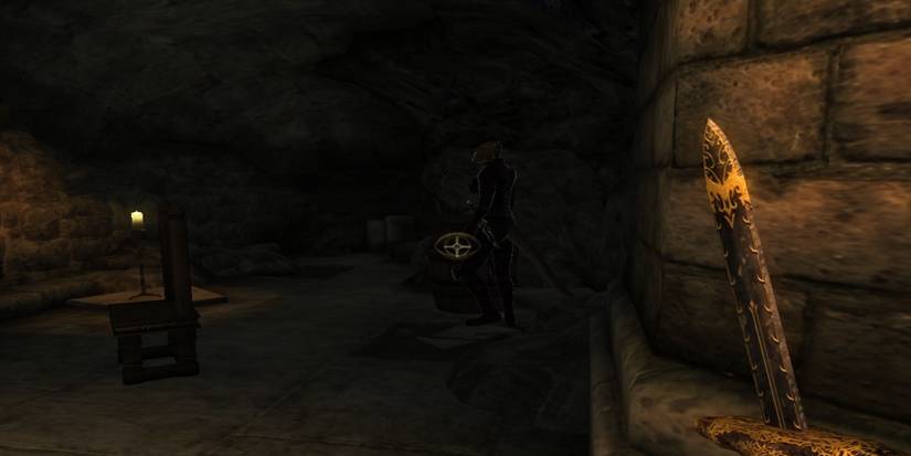 Elder Scrolls IV Oblivion - approaching Ocheeva with the Blade of Woe