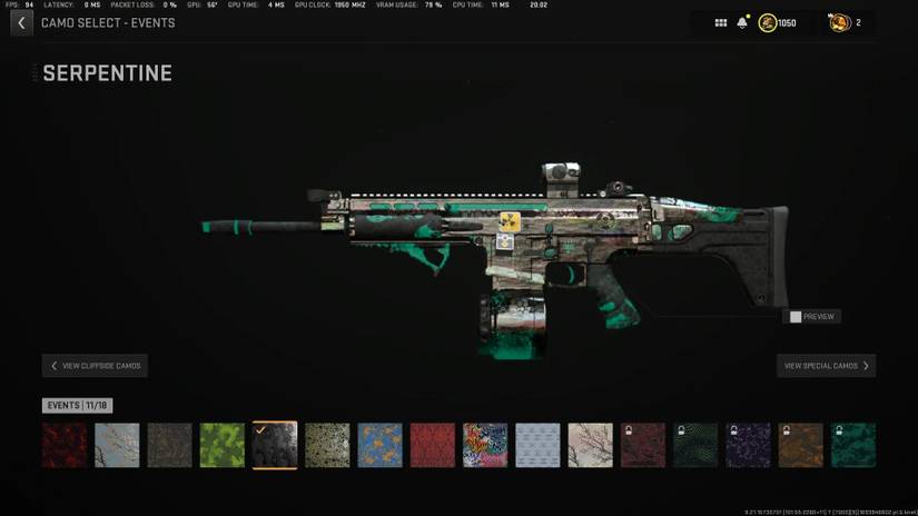 warzone dmz serpentine camo