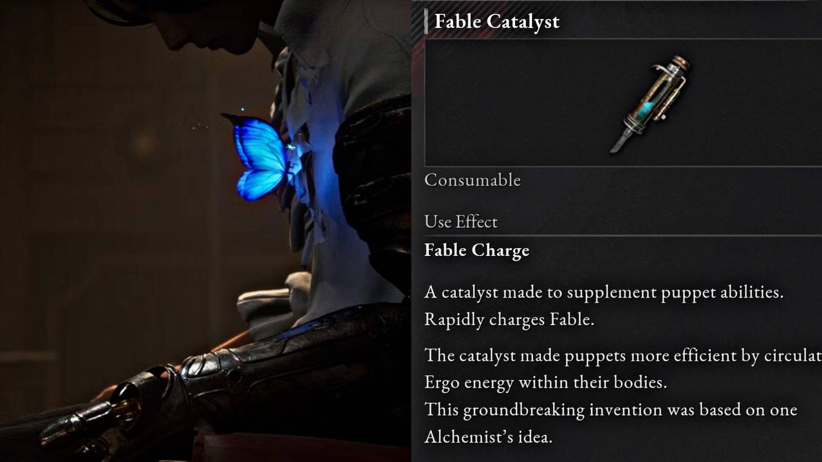 fable catalyst lies of p