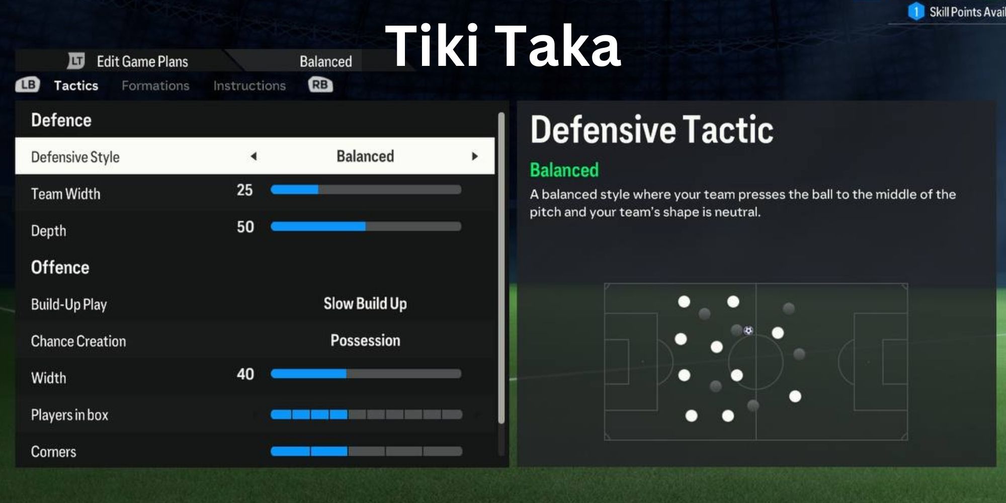 FC 24 Las mejores tácticas de clubes profesionales Tiki Taka