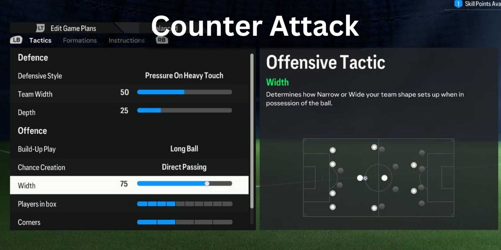 FC 24 Best Pro Clubs Tactics Vertical Counter Attack