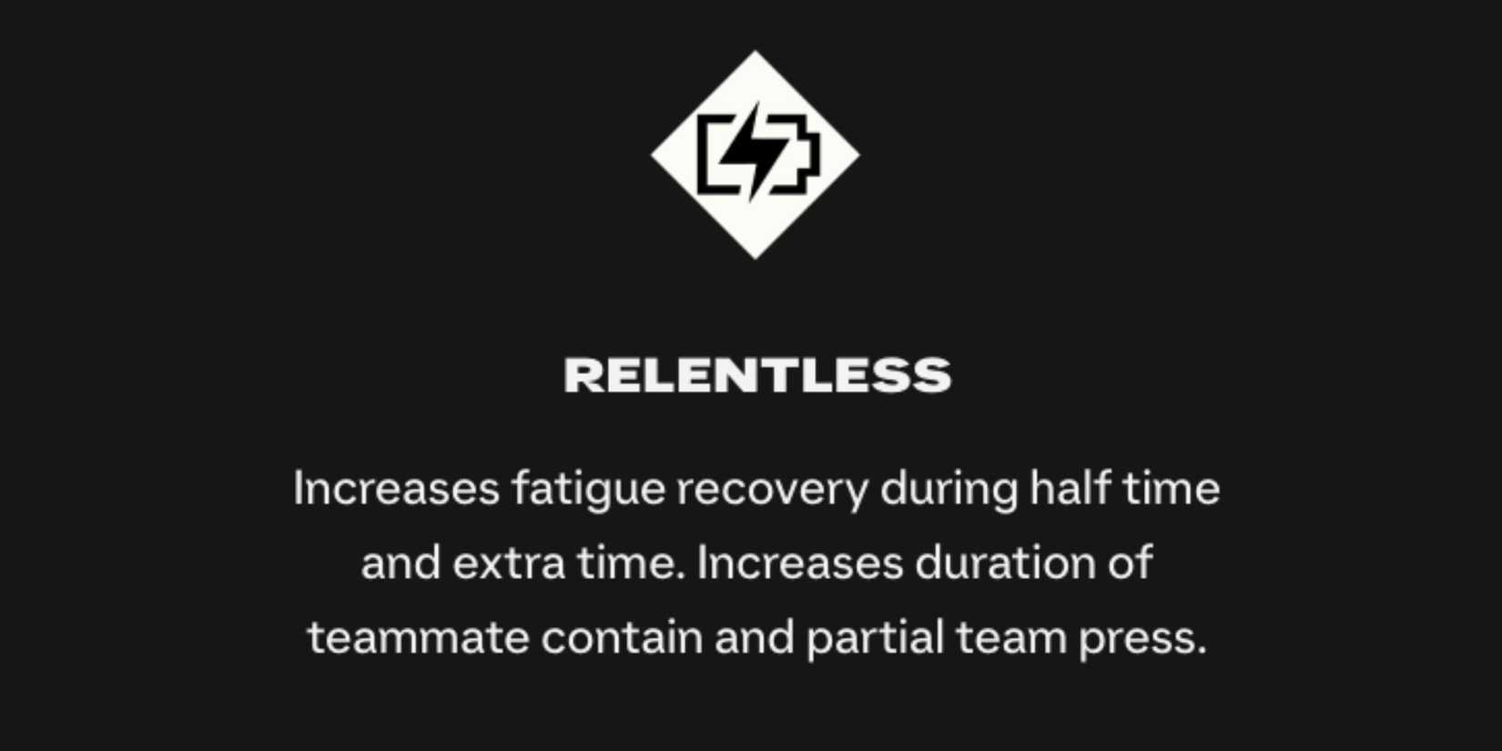 FC24 Best Pro Clubs PlayStyles Relentless