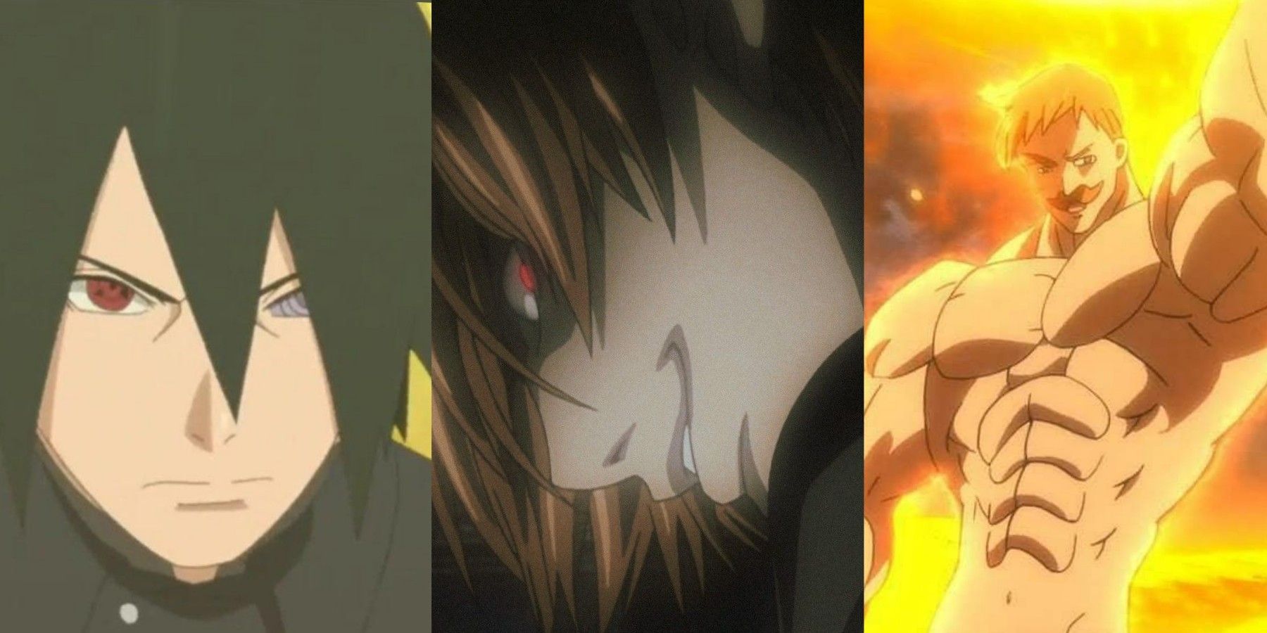 featured most arrogant anime heroes Sasuke Escanor yagami light