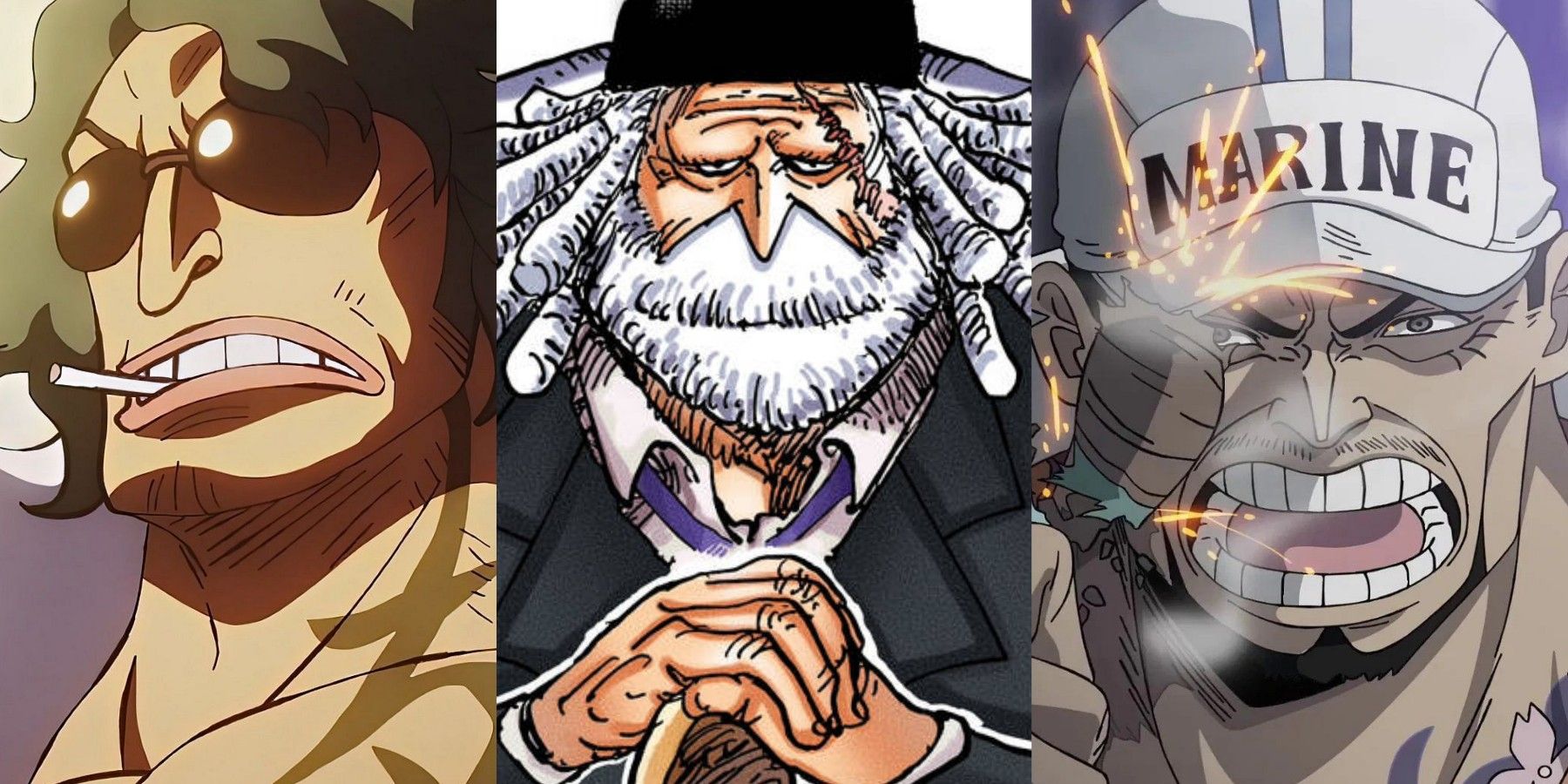 featured one piece things that prove marines are evil Akainu ryokugyu saturn