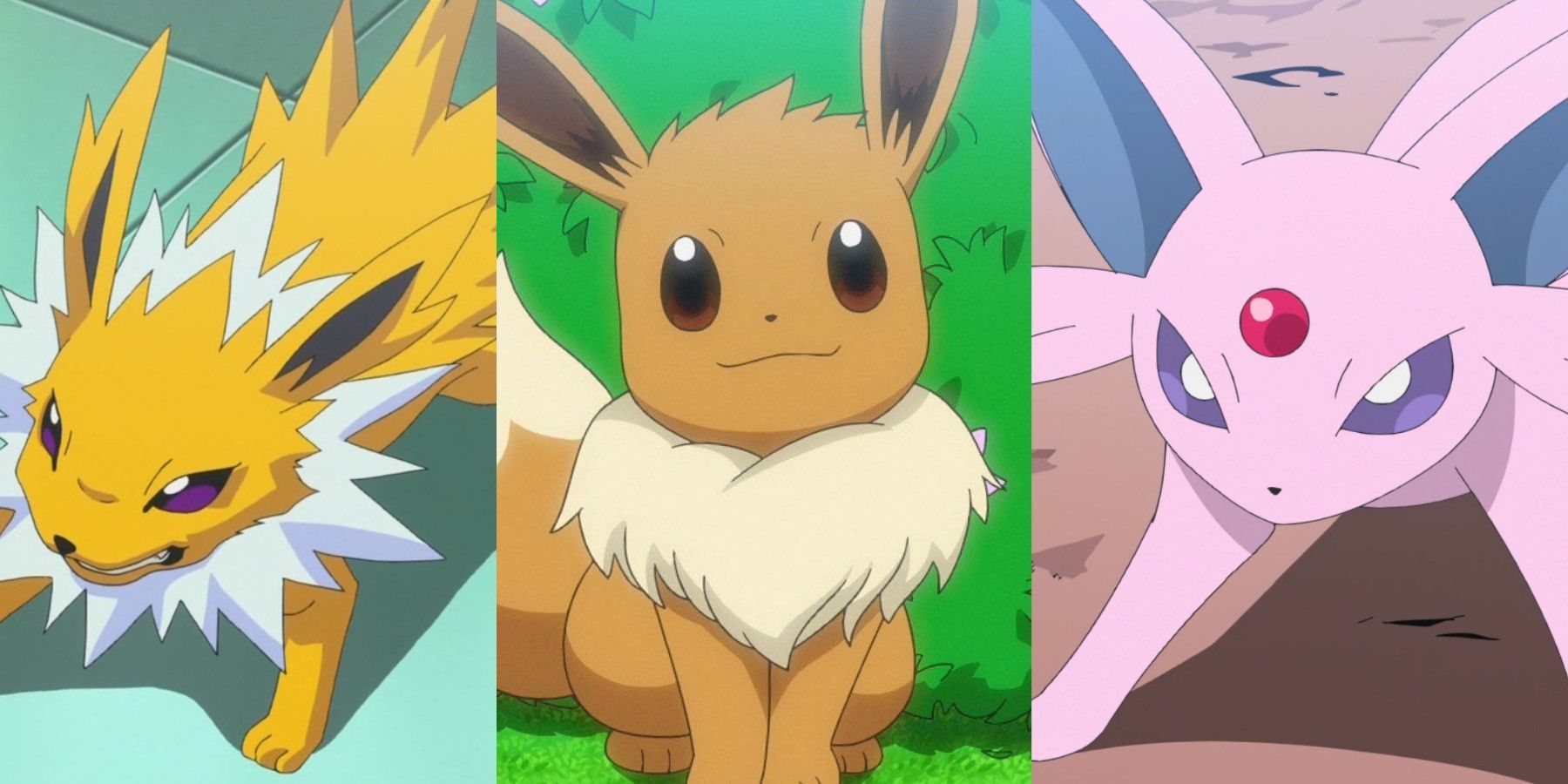 featured Pokemon sleep best eevee evolutions espeon jolteon