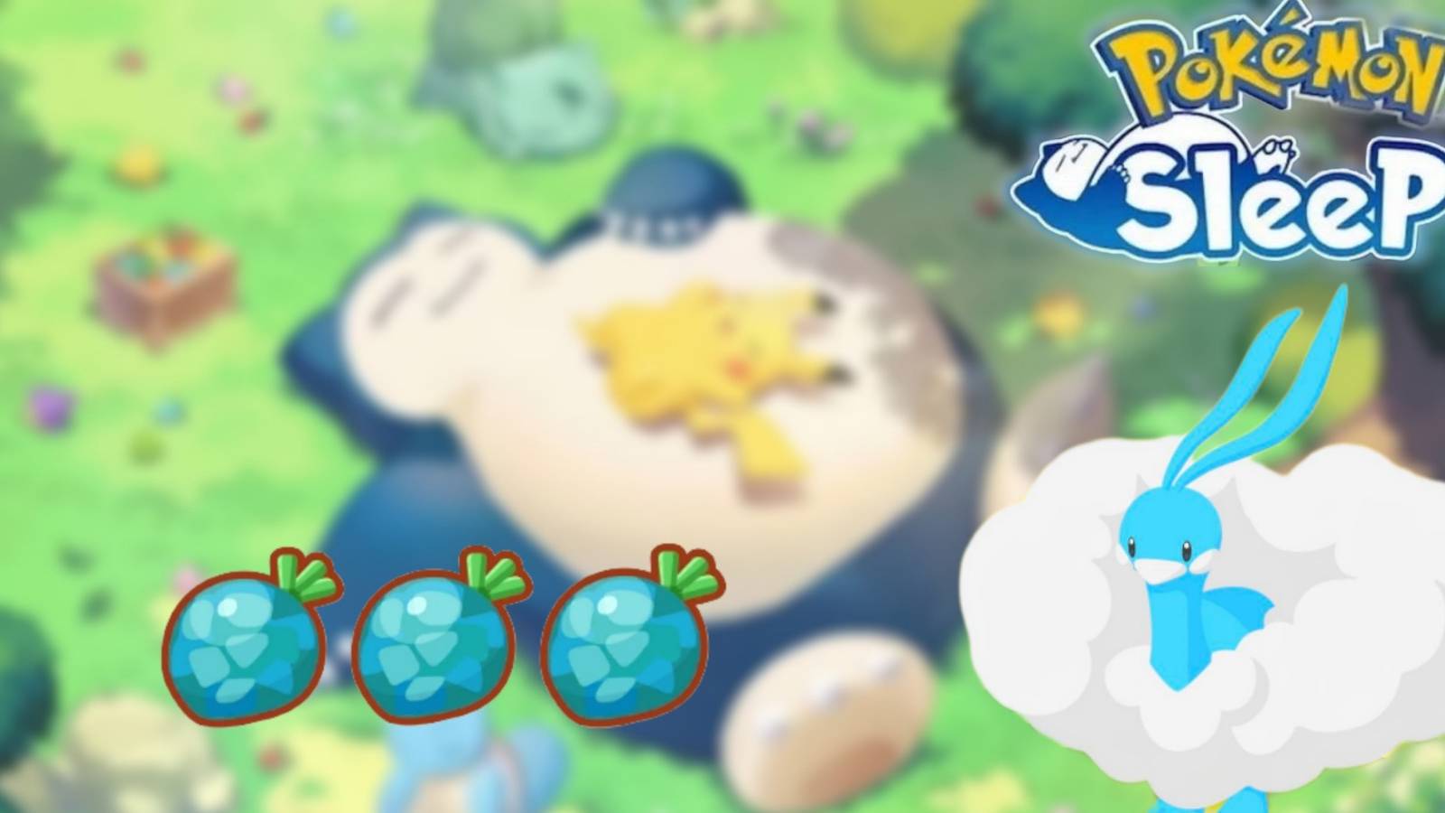 featured Pokemon sleep how to get yache berry guide