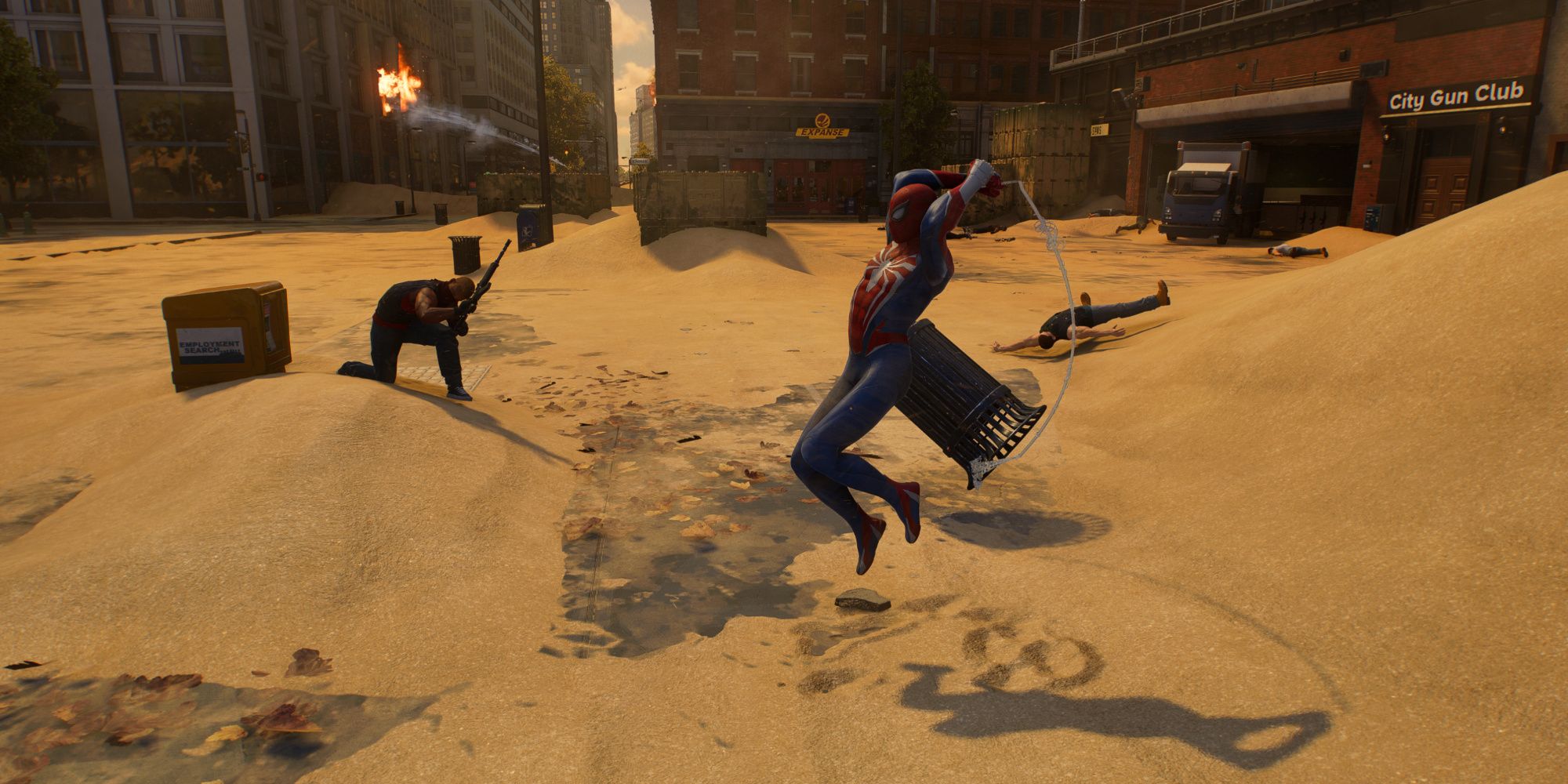 Fighting enemies in Marvel's Spider-Man 2