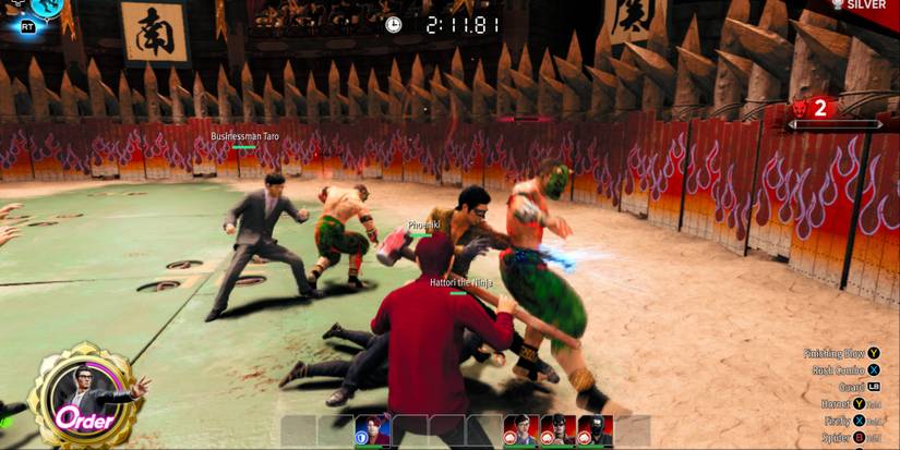 Fighting in the arena in Like a Dragon Gaiden The Man Who Erased His Name