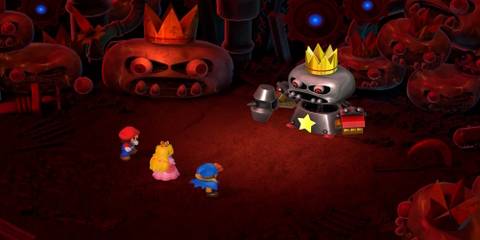 Fighting Smithy in Super Mario RPG
