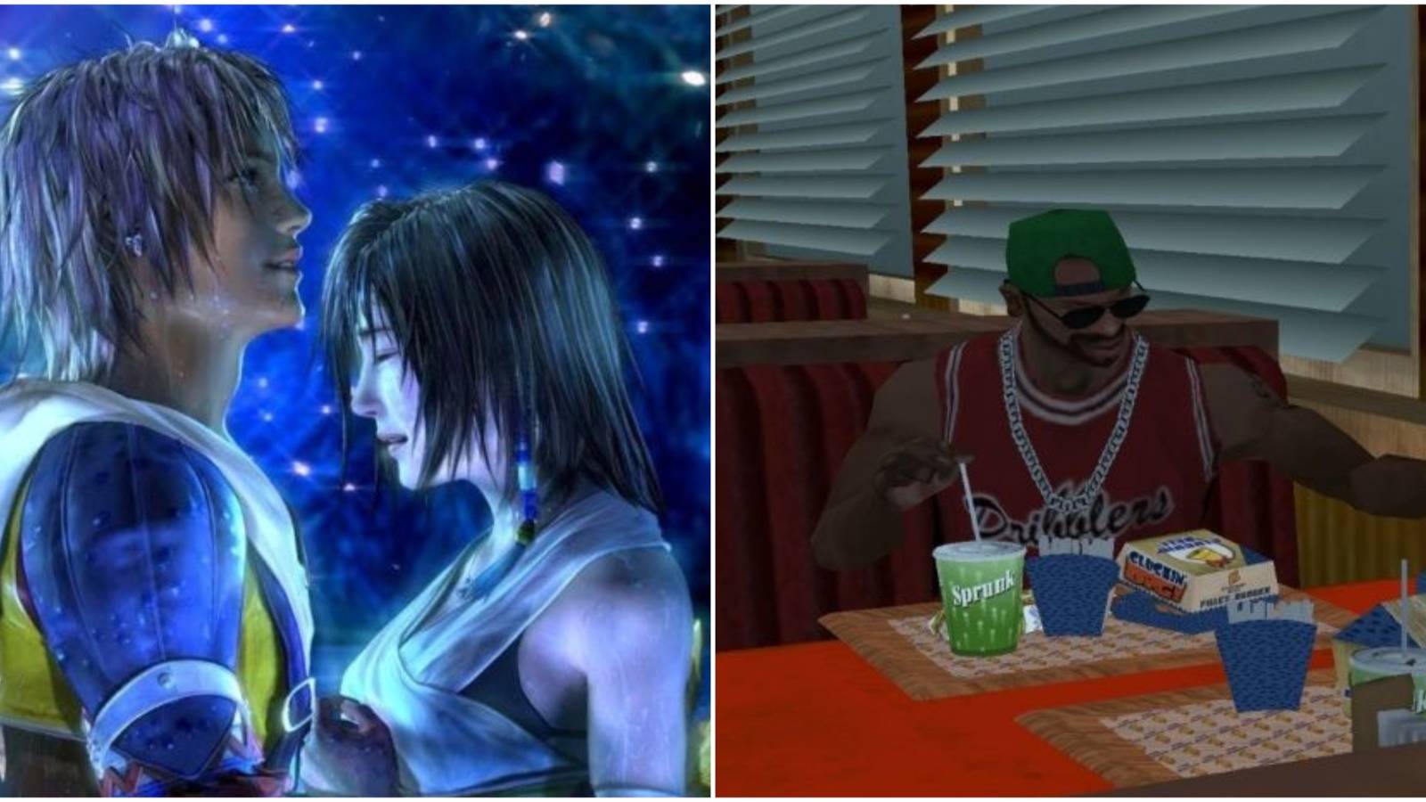Final Fantasy 10 and Grand Theft Auto San Andreas