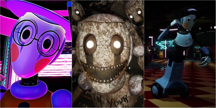 Five Nights At Freddy's Security Breach: Map Bot, Nightmarrione Bot and Security Bot