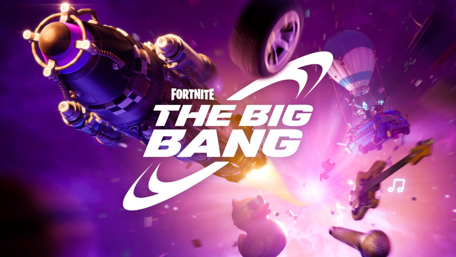 promo image for the big bang live event in fortnite