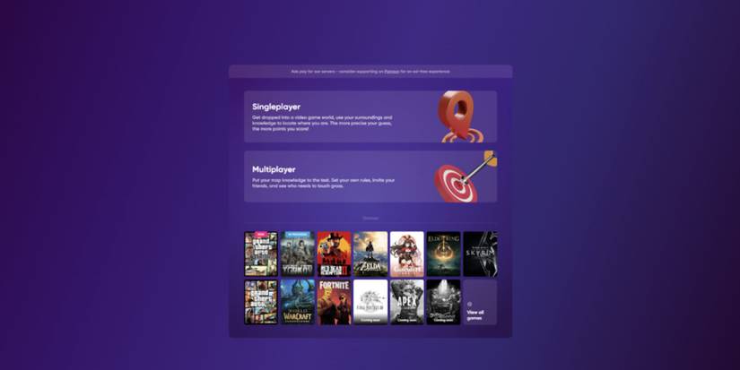 Fortnite Geoguessr: Singleplayer and Multiplayer